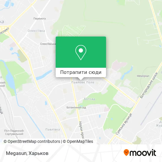 Карта Megasun