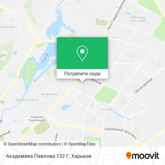 Карта Академика Павлова 132 Г