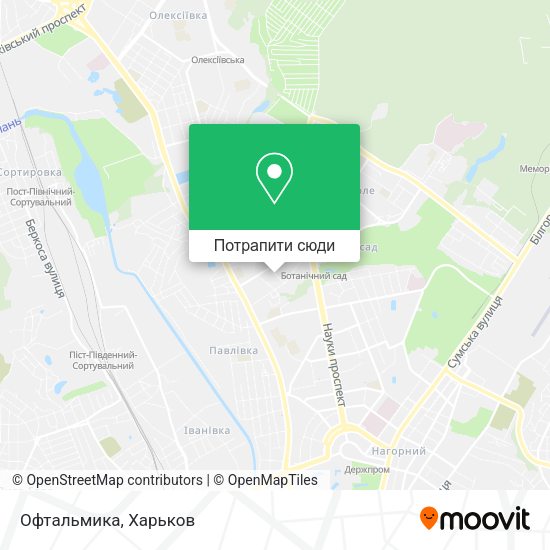 Карта Офтальмика
