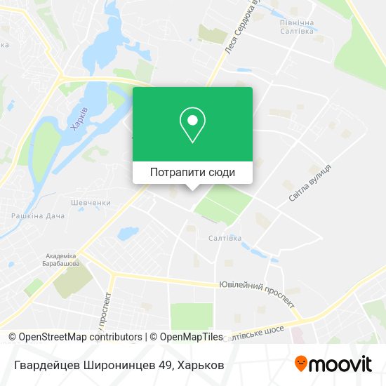 Карта Гвардейцев Широнинцев 49