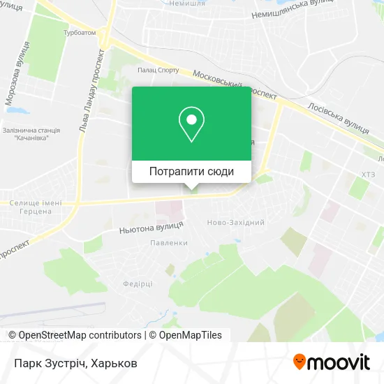 Карта Парк Зустріч