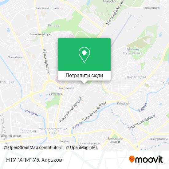 Карта НТУ "ХПИ" У5