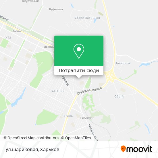 Карта ул.шариковая