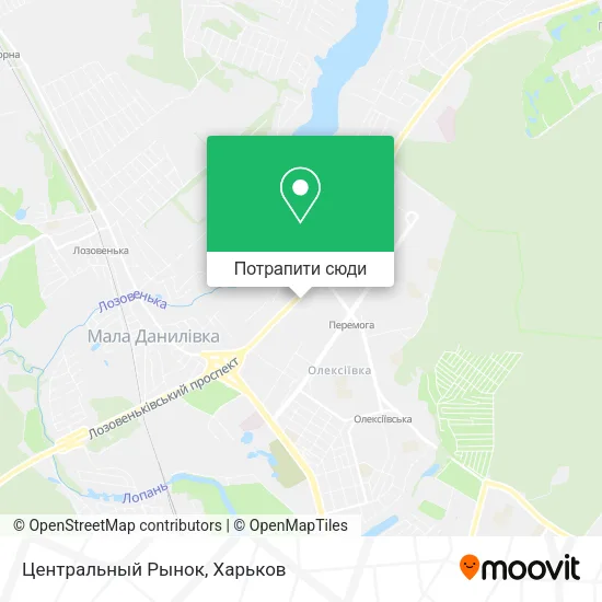 Карта Центральный Рынок