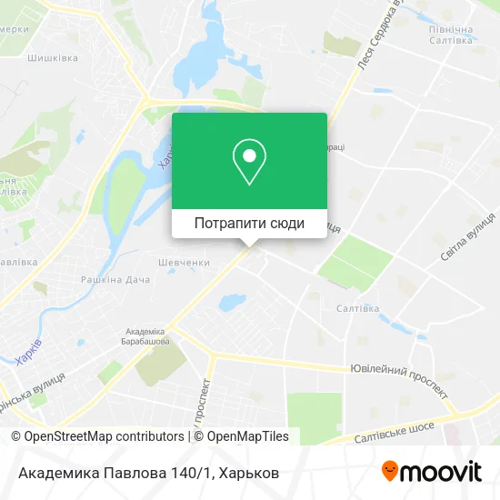 Карта Академика Павлова 140/1