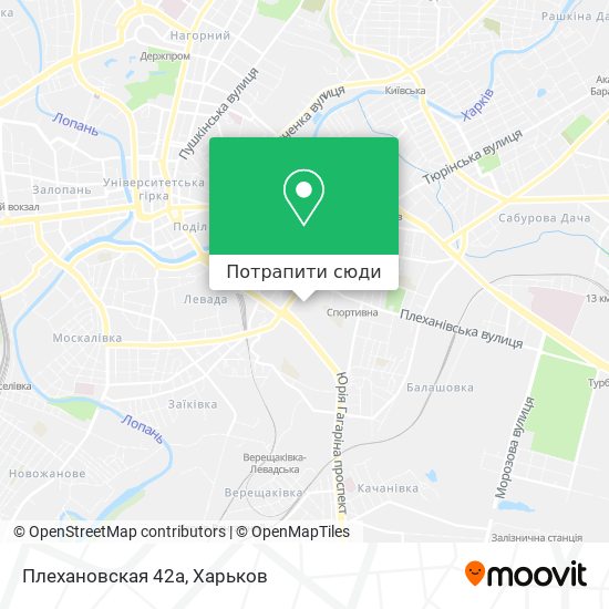 Карта Плехановская 42а