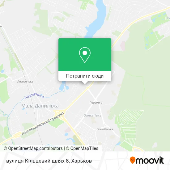 Карта вулиця Кільцевий шлях 8
