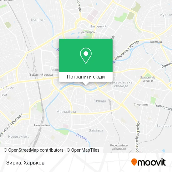 Карта Зирка