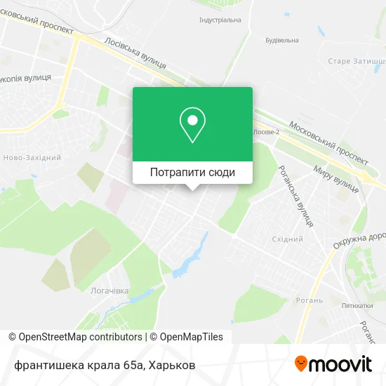 Карта франтишека крала 65а