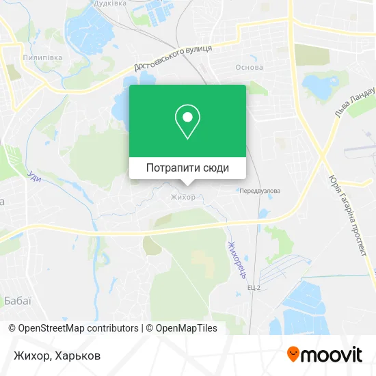Карта Жихор