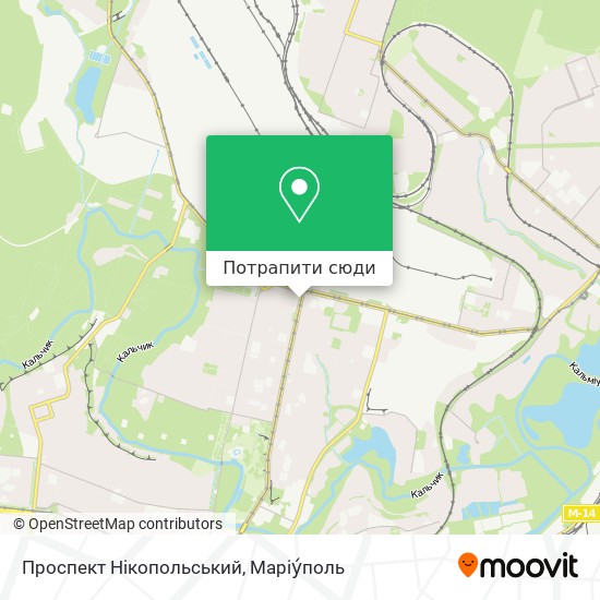 Карта Проспект Нікопольський