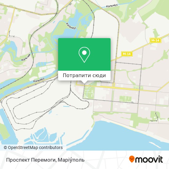 Карта Проспект Перемоги