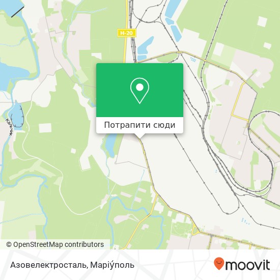 Карта Азовелектросталь