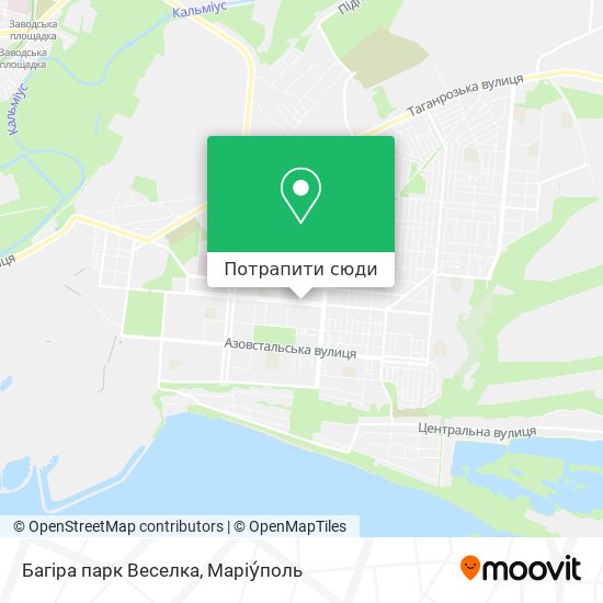 Карта Багіра парк Веселка