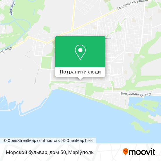 Карта Морской бульвар, дом 50