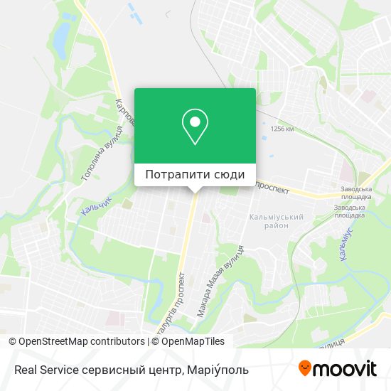 Карта Real Service сервисный центр