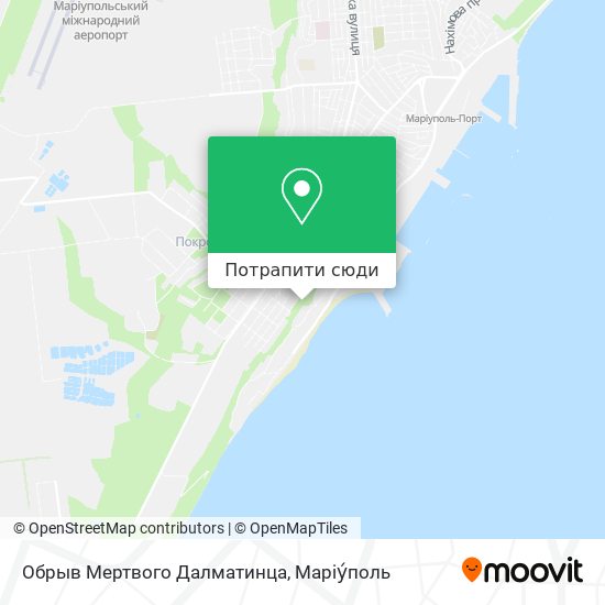 Карта Обрыв Мертвого Далматинца