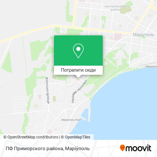 Карта ПФ Приморского района