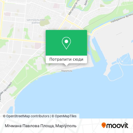 Карта Мічмана Павлова Площа