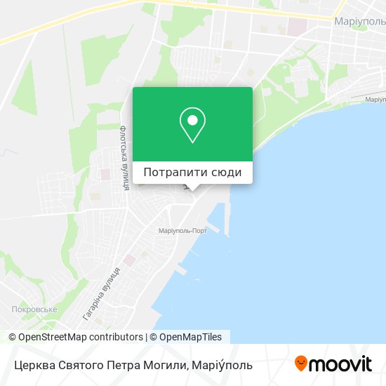 Карта Церква Святого Петра Могили