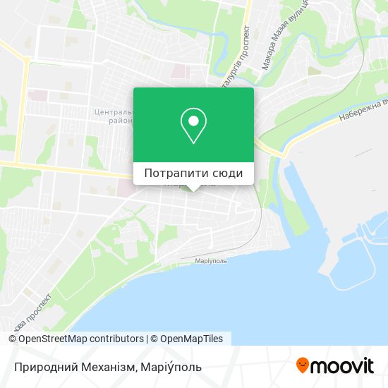 Карта Природний Механізм