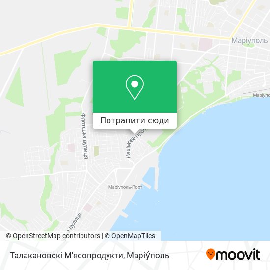 Карта Талакановскі М'ясопродукти