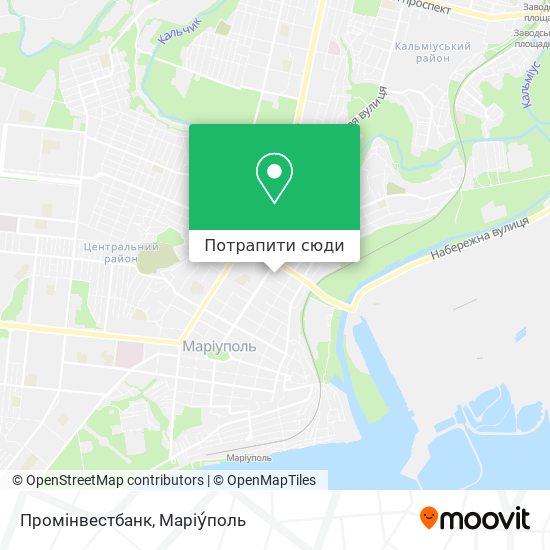 Карта Промінвестбанк