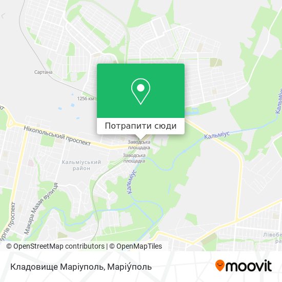 Карта Кладовище Маріуполь