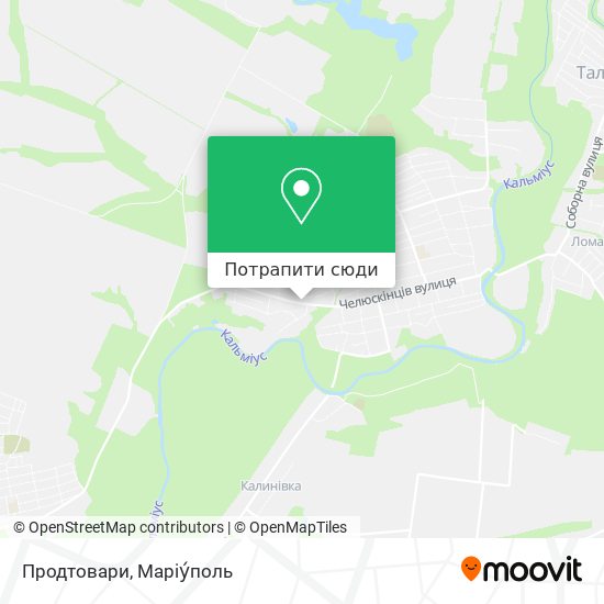 Карта Продтовари