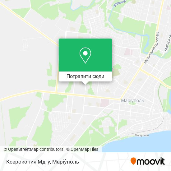 Карта Ксерокопия Мдгу