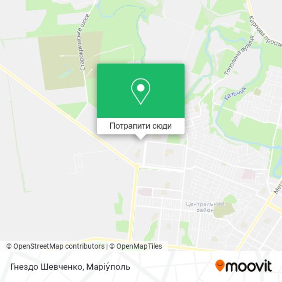 Карта Гнездо Шевченко
