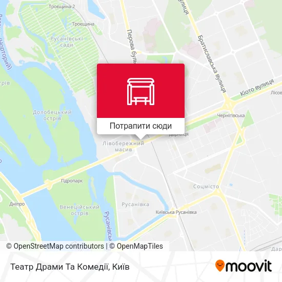 Карта Театр Драми Та Комедії