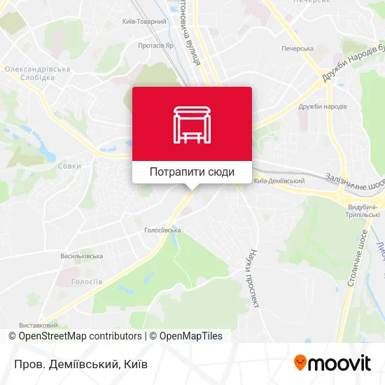Карта Пров. Деміївський