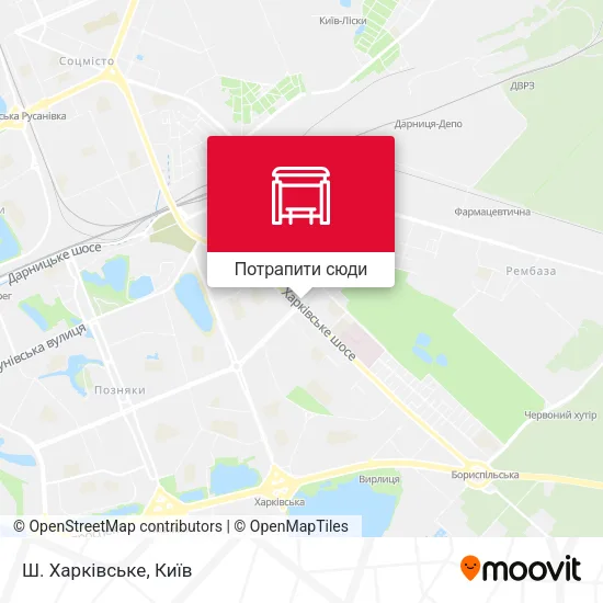 Карта Ш. Харківське