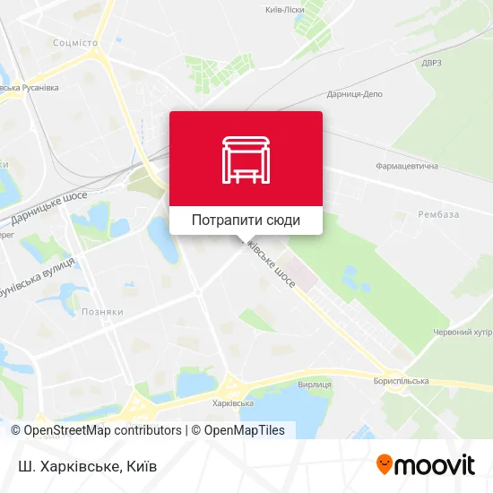 Карта Ш. Харківське