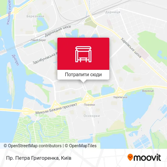 Карта Пр. Петра Григоренка