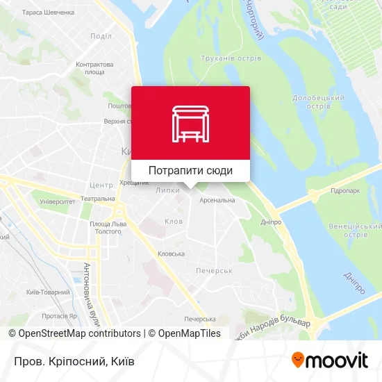 Карта Пров. Кріпосний