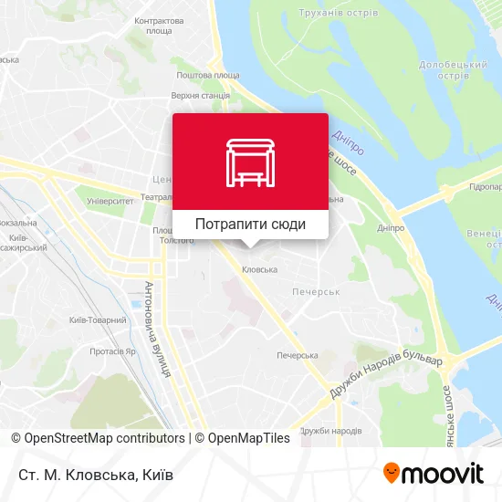 Карта Ст. М. Кловська