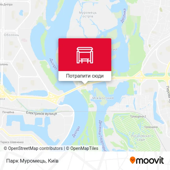 Карта Парк Муромець
