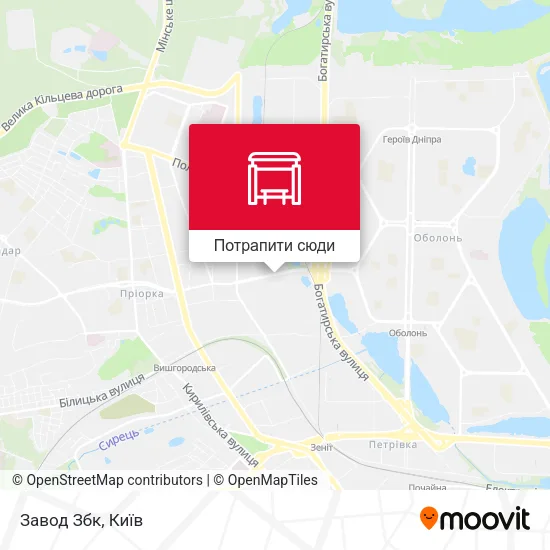 Карта Завод Збк