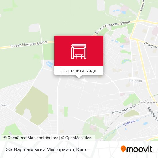 Карта Жк Варшавський Мікрорайон
