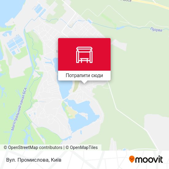 Карта Вул. Промислова
