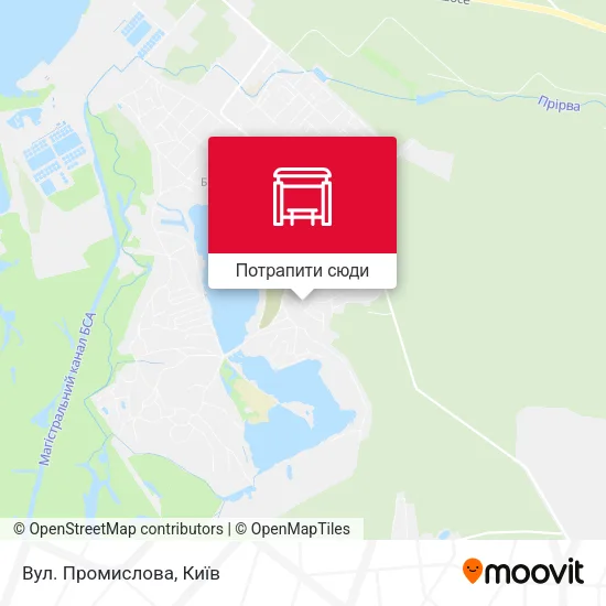 Карта Вул. Промислова