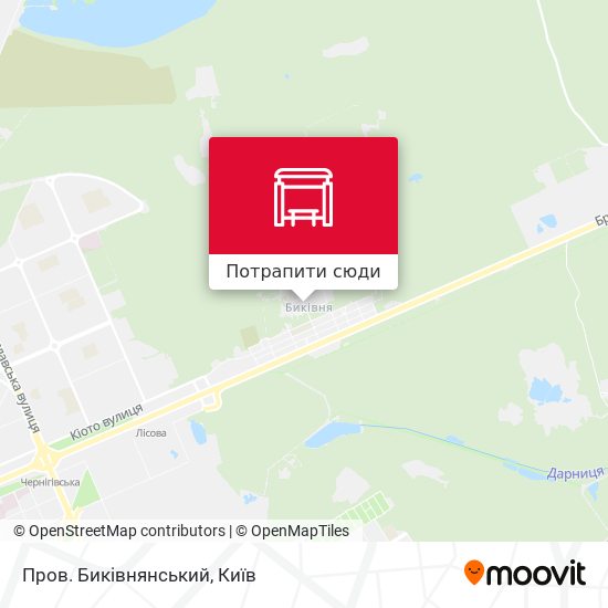 Карта Пров. Биківнянський