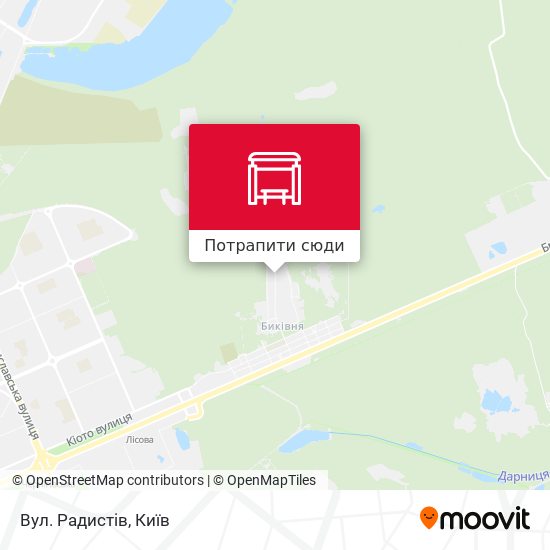 Карта Вул. Радистів