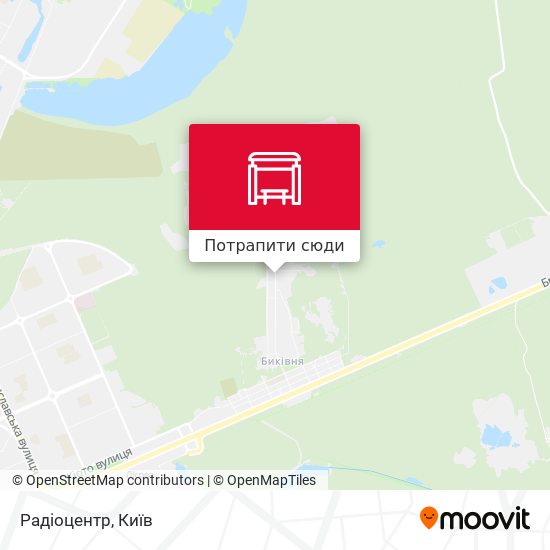 Карта Радіоцентр
