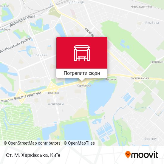 Карта Ст. М. Харківська