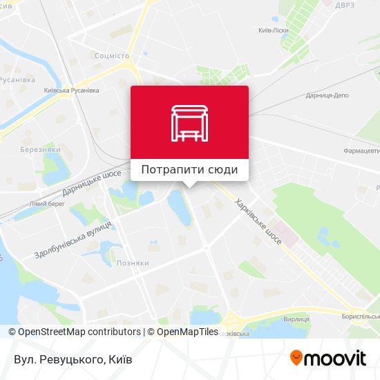 Карта Вул. Ревуцького
