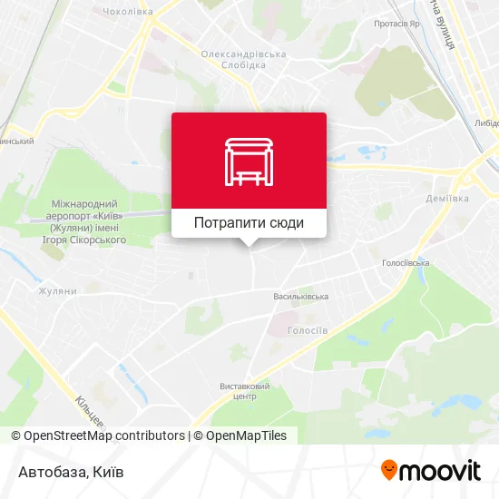 Карта Автобаза