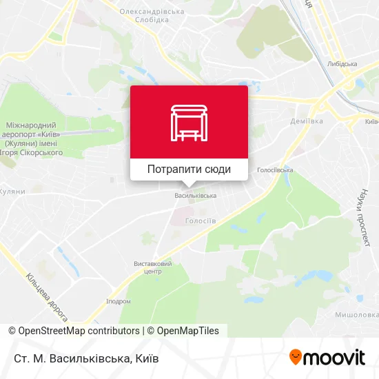 Карта Ст. М. Васильківська
